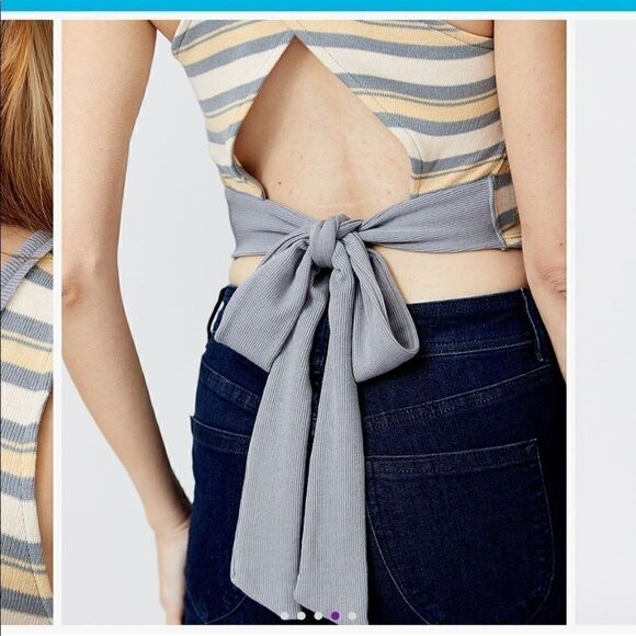 Free People Striped Tank Top Nectar Combo - Picture 7 of 10